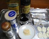 ニンニクオイル焼きバルサミコソース作り方1写真