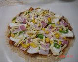 玄米ピザ カレー味作り方5写真