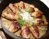 こんがり手羽先の中華なパエリヤ作り方4写真