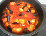 ナスと玉ねぎのトマトソース作り方4写真