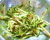 キュウリのさっぱり梅おかか和え作り方3写真