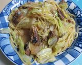 さんまの蒲焼缶パスタ作り方4写真