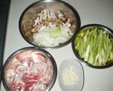 アスパラと豚肉の炒め物作り方1写真