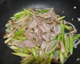 アスパラと豚肉の炒め物作り方5写真