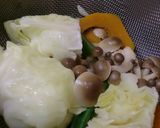 かぼちゃ＆しめじ＆オクラの蒸し野菜作り方1写真