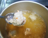 簡単♪とりごぼうすり身のスープ♪作り方3写真