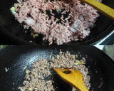 挽肉と夕顔のとろ～り炒め煮作り方4写真