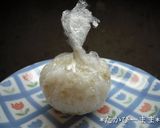 キャラ弁　お稲荷　パンダ作り方3写真