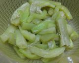 茹で茄子の味噌かけ作り方1写真