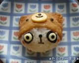 キャラ弁　お稲荷　パンダ作り方6写真