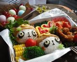 キャラ弁　お稲荷　パンダ作り方7写真