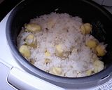旬☆栗ご飯作り方5写真