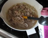 驚くほど簡単！麺つゆで豚他人丼♪作り方3写真