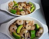 海老とチキンとアボカドのクリーム焼き作り方6写真