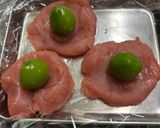 レンジで若桃と桜餡の大福♪作り方6写真