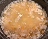 掬い豆腐と紫蘇のスープ作り方5写真