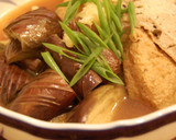 麺つゆで簡単♪なすとがんもの煮物作り方5写真