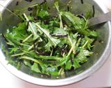 水菜のごま昆布和え作り方3写真