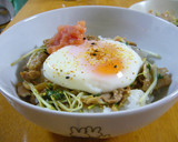 ☆水菜と豚肉のマヨ醤油☆丼でもおいしい！作り方6写真