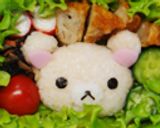 コリラックマのおにぎり✿キャラ弁作り方5写真