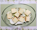簡単夕飯レンジ味しみ柔らか豚肉小松菜厚揚げ肉豆腐作り方5写真