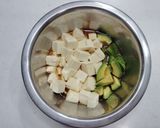 豆腐とアボカドの出汁つゆ漬け作り方2写真