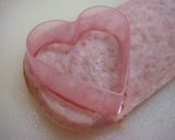 スパムでハート❤くるくるラップおにぎり作り方1写真