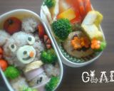 キャラ弁☆アメリカンドーナツベアー作り方1写真
