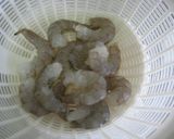 海老とおくらの甘胡麻和え作り方3写真