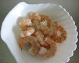 海老とおくらの甘胡麻和え作り方4写真