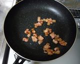 カリカリベーコンのナストマトパスタ作り方2写真