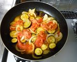 カリカリベーコンのナストマトパスタ作り方1写真