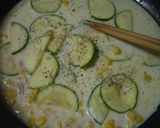 ズッキーニのツナコーンマヨ★パスタ作り方5写真
