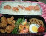 ★'03.6月の お弁当★作り方1写真