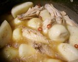 手羽中と里芋のうまっ！煮作り方3写真