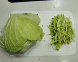 千切りキャベツのコンソメスープ作り方1写真