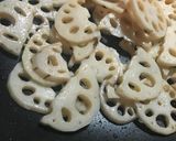 蓮根とベーコンのガーリック炒め作り方3写真