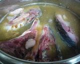 お祭りに　鯉こく　<*)) >=<作り方3写真