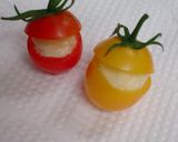 キャラ弁おかずミニトマトカップインチーズ作り方4写真