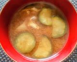 黒くならない！コクうま♡なすの味噌汁作り方5写真