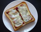 まるちゃんのちくわバジルチーズ✲トースト作り方5写真