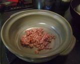 土鍋であったか♪キムチ雑炊作り方1写真