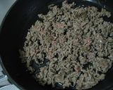 お好み茸のピリ辛そぼろ丼作り方2写真