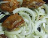 チキンのトマトソース煮込みスパゲッティ作り方6写真