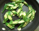 オクラのにんにくチーズ焼き✯作り方4写真