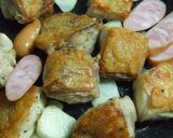 チキンソテーとなめこのスパゲッティ作り方6写真