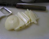 青海苔が美味♥じゃが芋のアンチョビ炒め作り方1写真