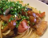 チキンソテーとなめこのスパゲッティ作り方13写真