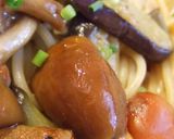 チキンソテーとなめこのスパゲッティ作り方14写真