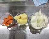 調理実習　一番だしで美味しい肉じゃが作り方4写真